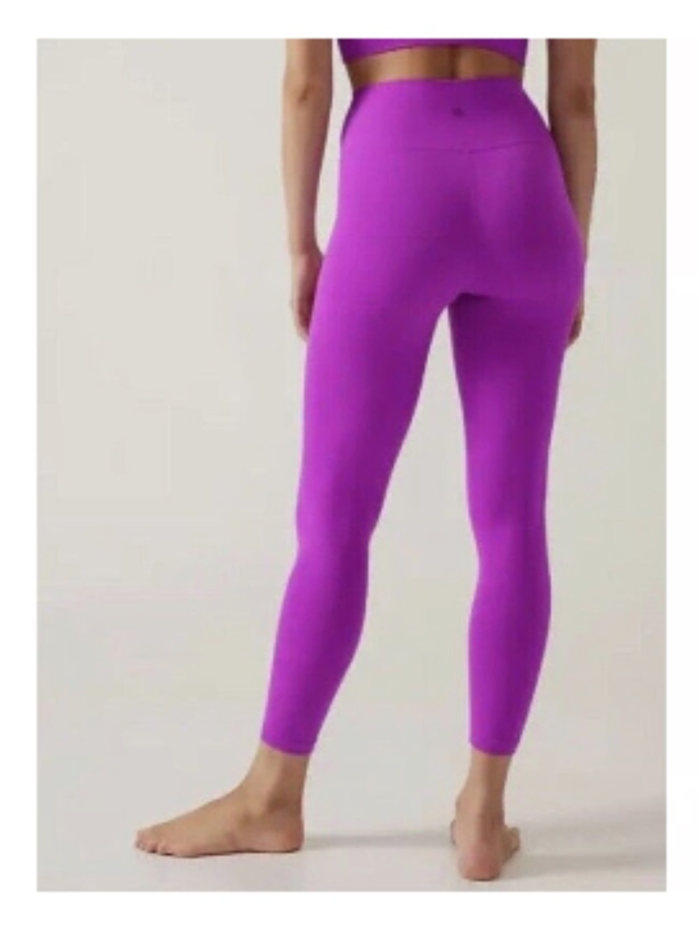 Athleta Transcend 7/8 Leggings Purple M - Picture 8 of 8